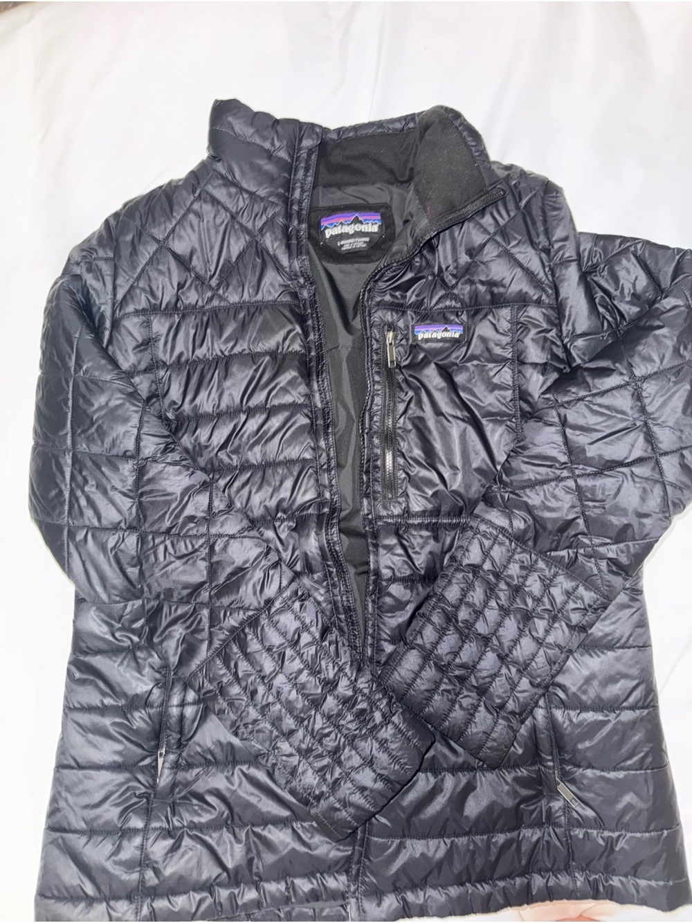 Patagonia Black Quilted Puffer Jacket